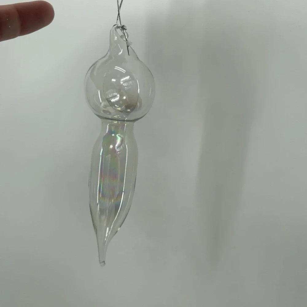 Vintage Ornament Lot Glass‎ Hummingbird Angle Icicle 4pc